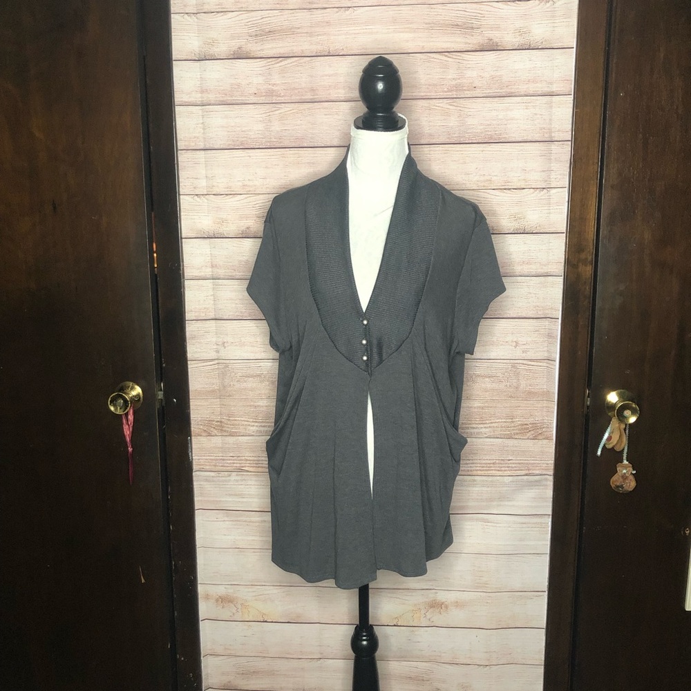 Gray Cardigan